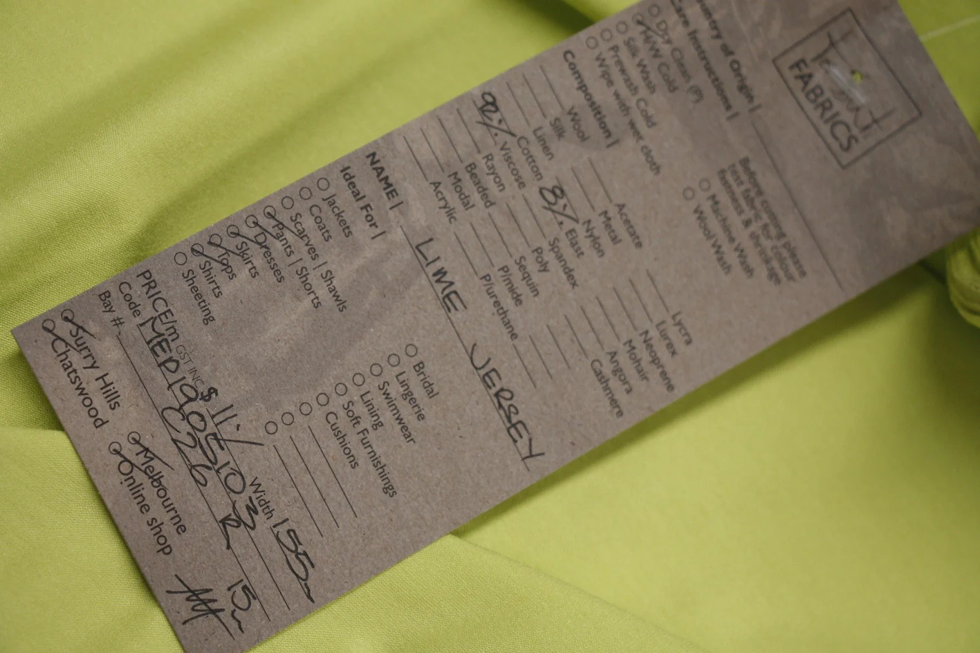 Lime Jersey - Image 2