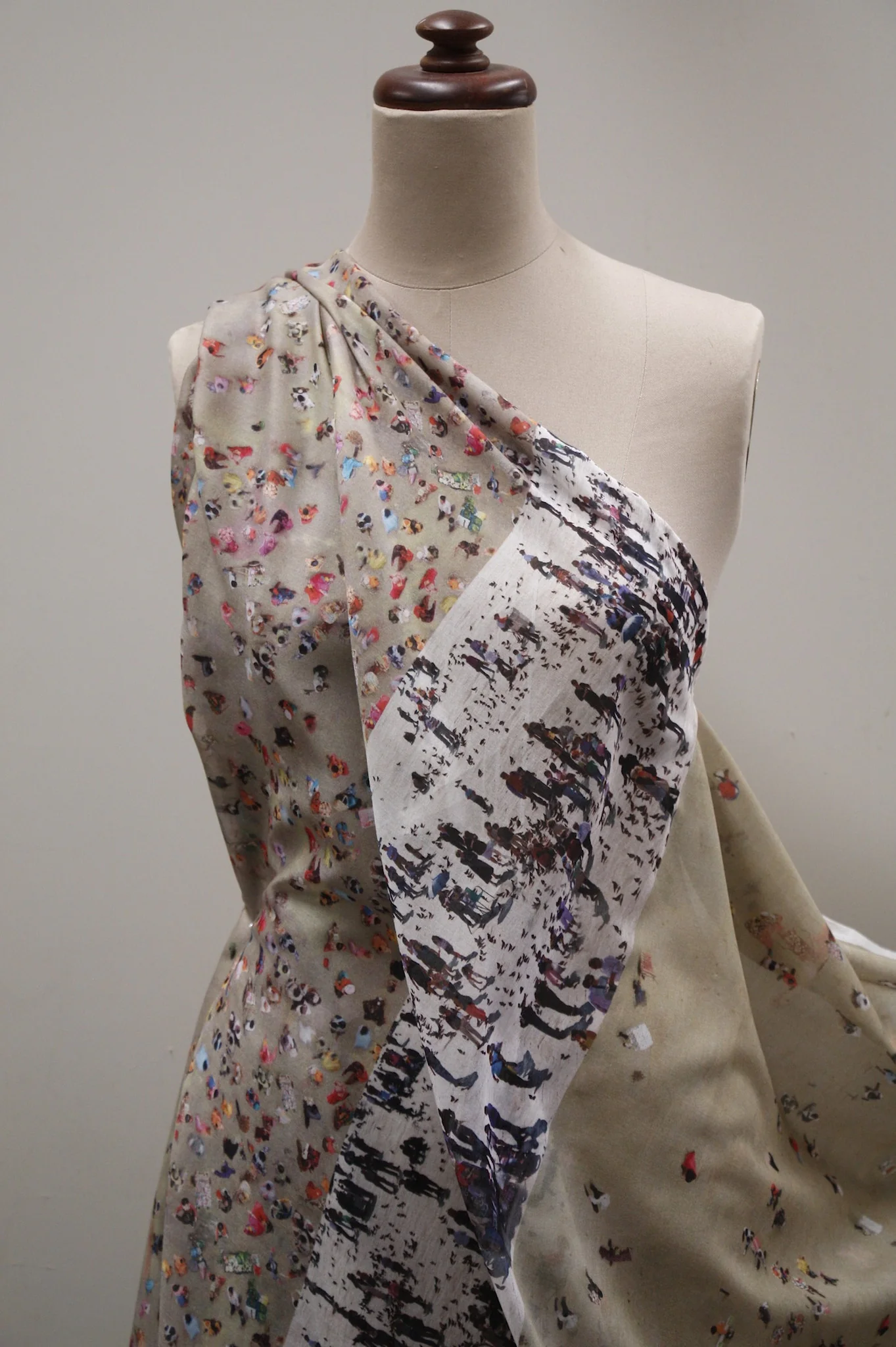 Lost In The Crowd - Panel Fabric - Image 5