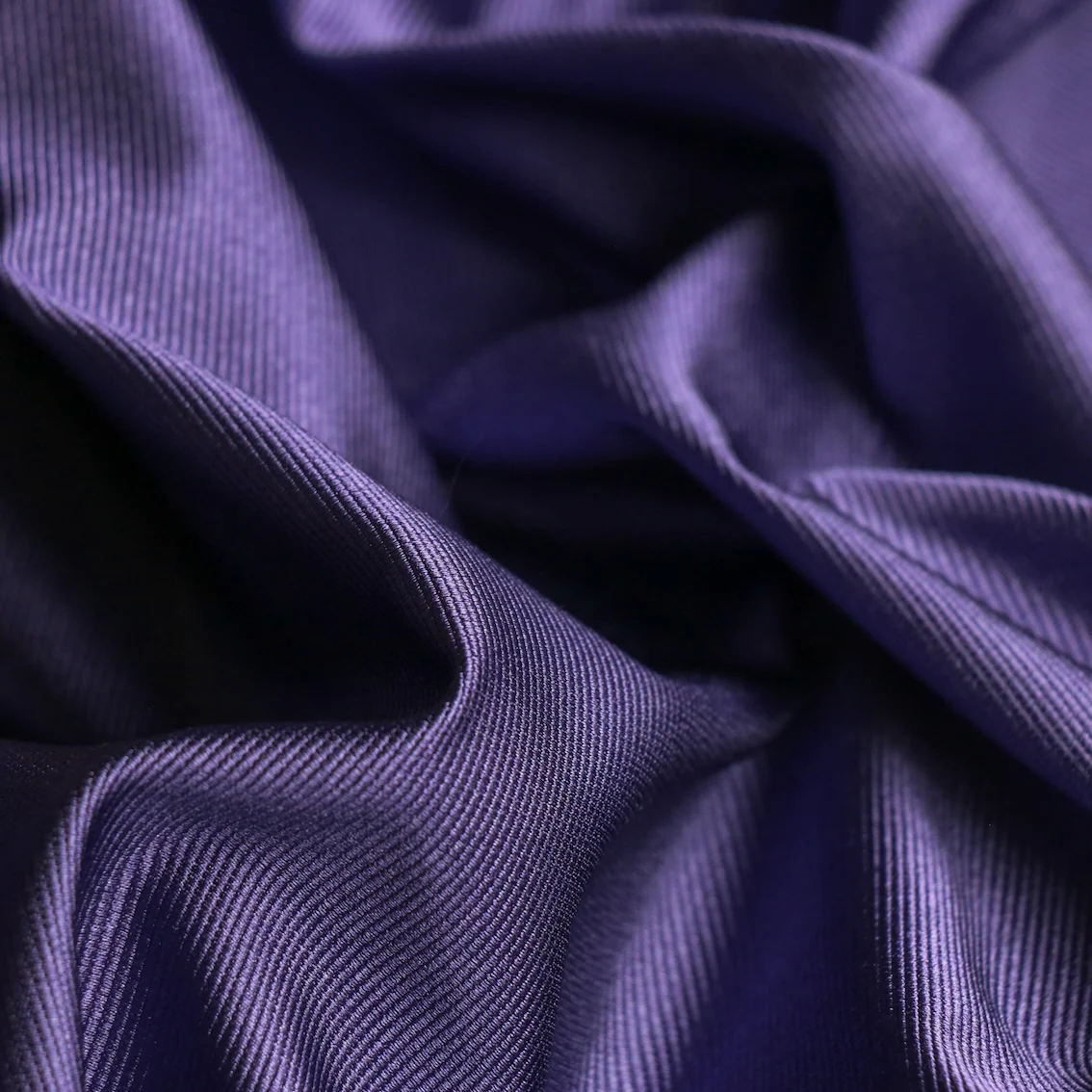 Lucille Lavender Silk Ottoman - Image 2
