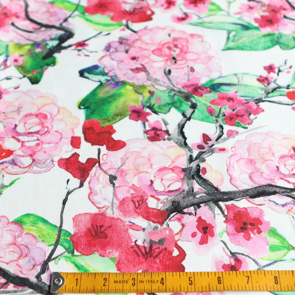 Maiko Bloom Printed Linen - Image 3