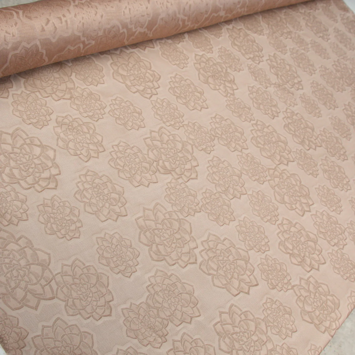 Mandala Latte Silk Organza - Image 5