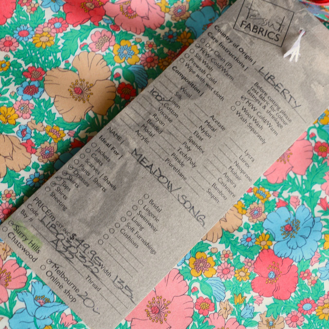 Meadow Song Aqua Liberty Tana Lawn⢠- Image 4