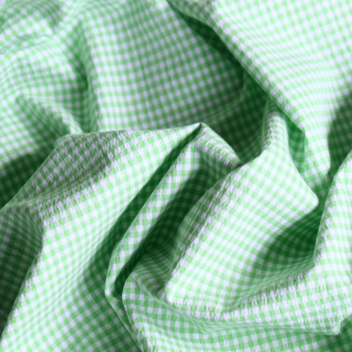Mini Mini Check Seersucker - Image 2