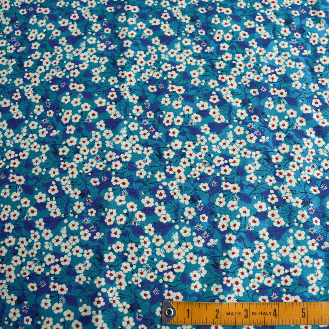 Mitsi Aqua Augusta Linen/Cotton - Image 3