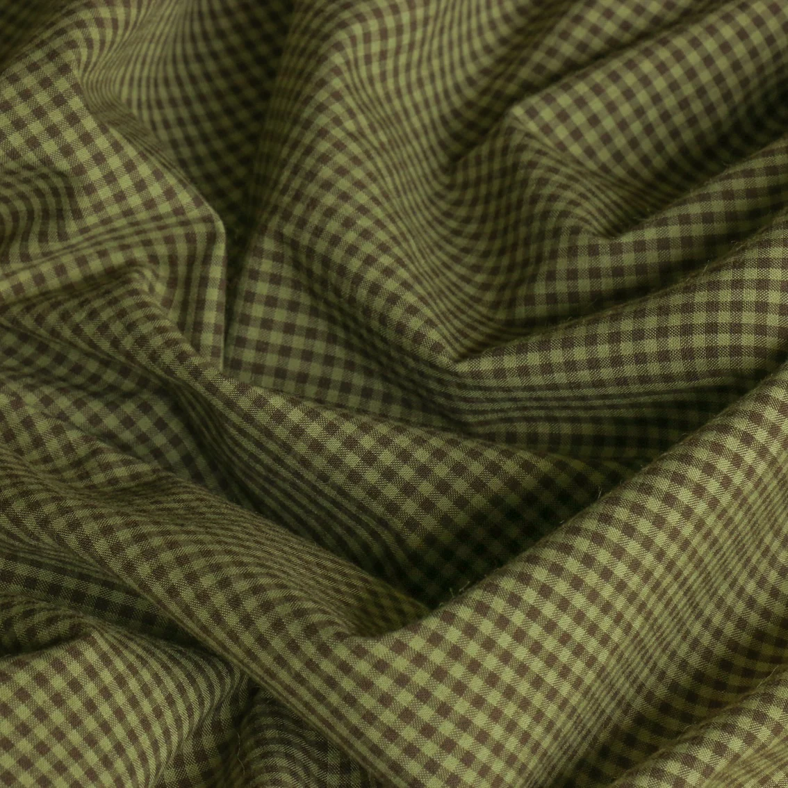 Nara Check Herb Poplin - Image 2