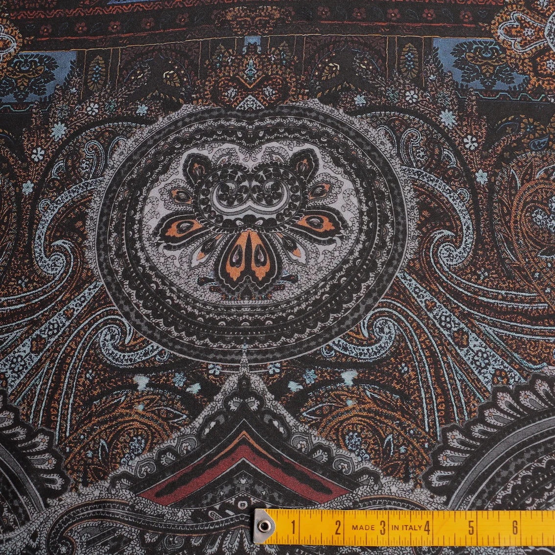 Paisley's Panel - Silk Crepe De Chine - Panel - Image 3