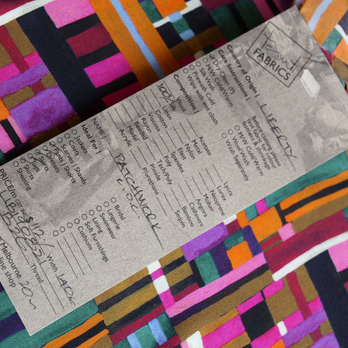 Patchwork - Liberty Silk C.D.C - Image 5
