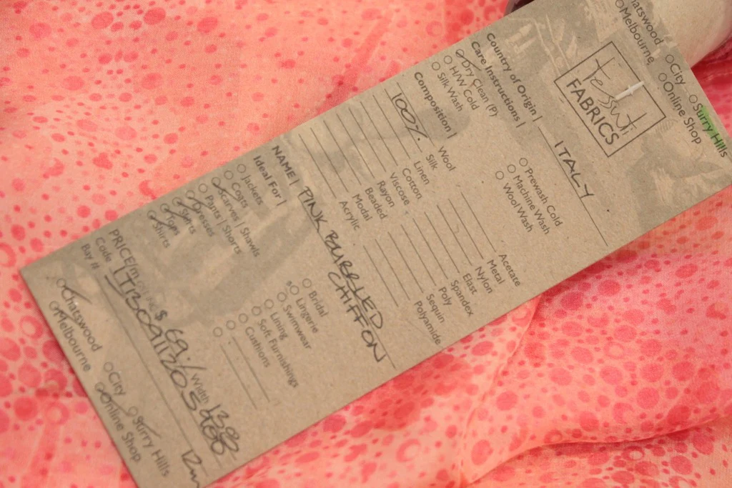 Pink Bubbled Chiffon - Image 5