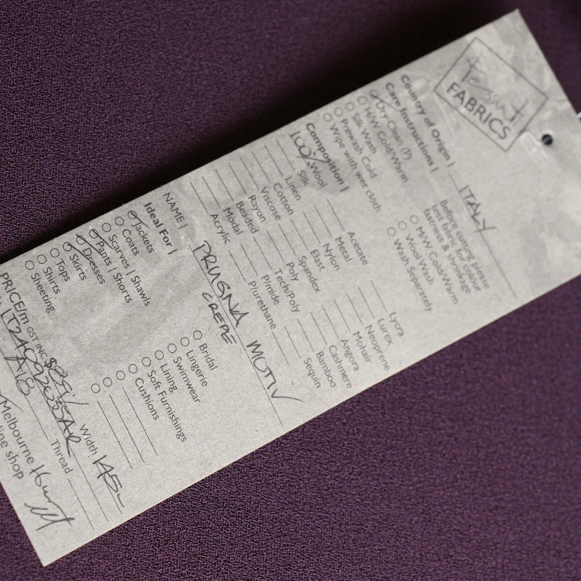 Prugna Motiv Crepe - Image 3