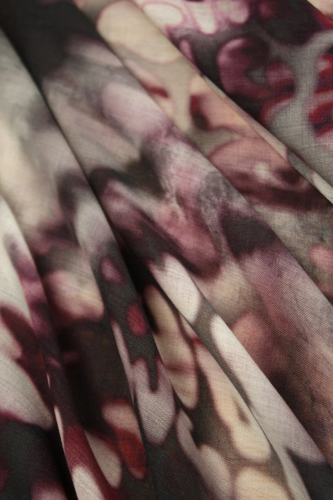 Red In The Mix - Wool Georgette - Image 4