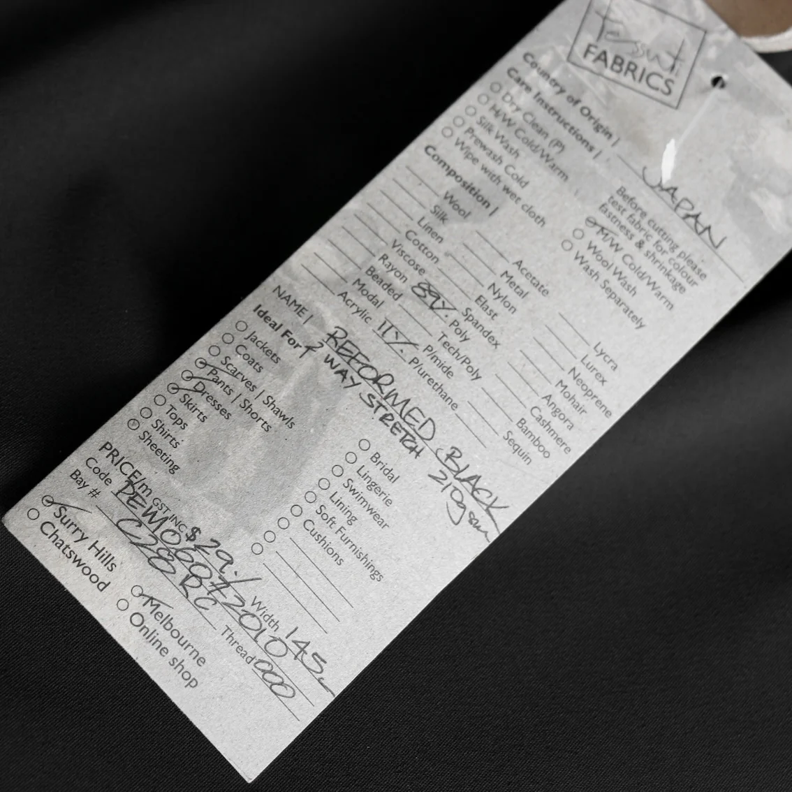 Reformed Black - 2 Way Stretch - Image 3