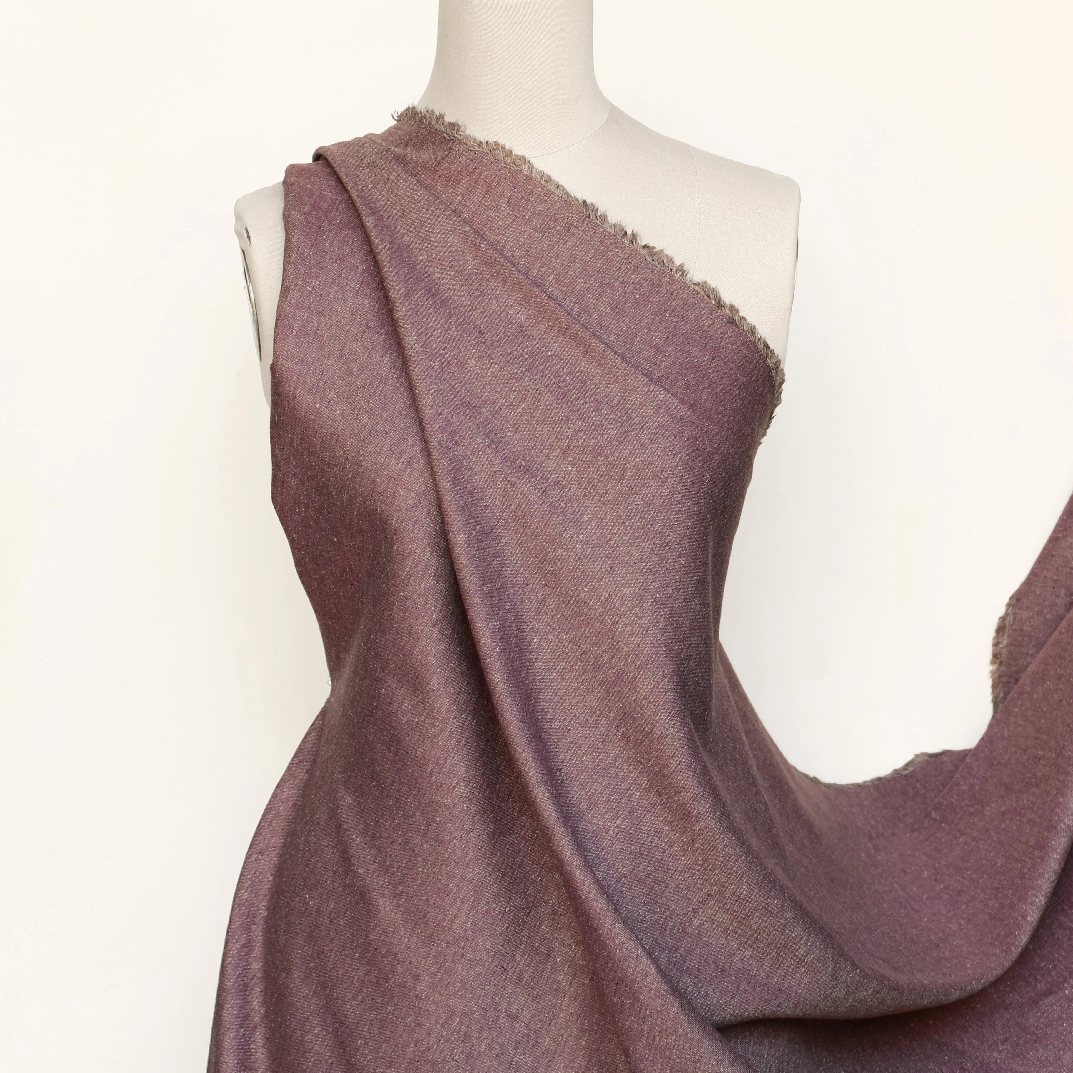 Remnant of Berry Mash Linen/Silk Blend - Image 4
