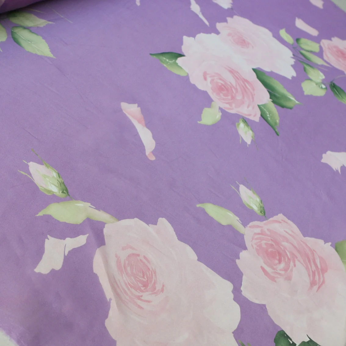 Rosette's On Lilac - Silk Organza - Image 4