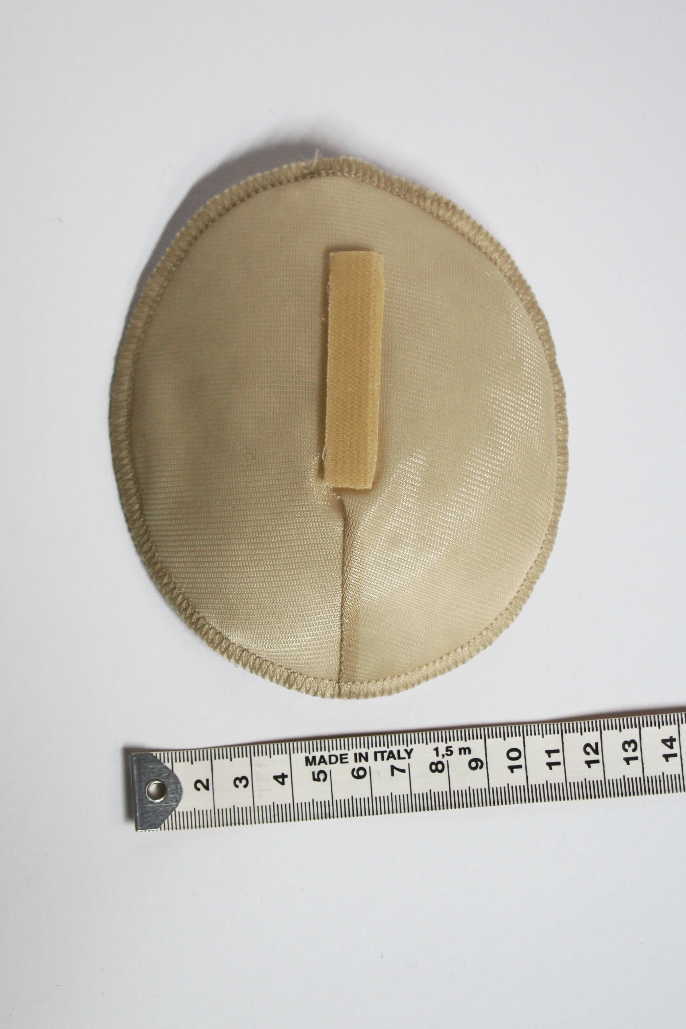 Rounded Nude Shoulder Pad with Velcro Strip - Image 3
