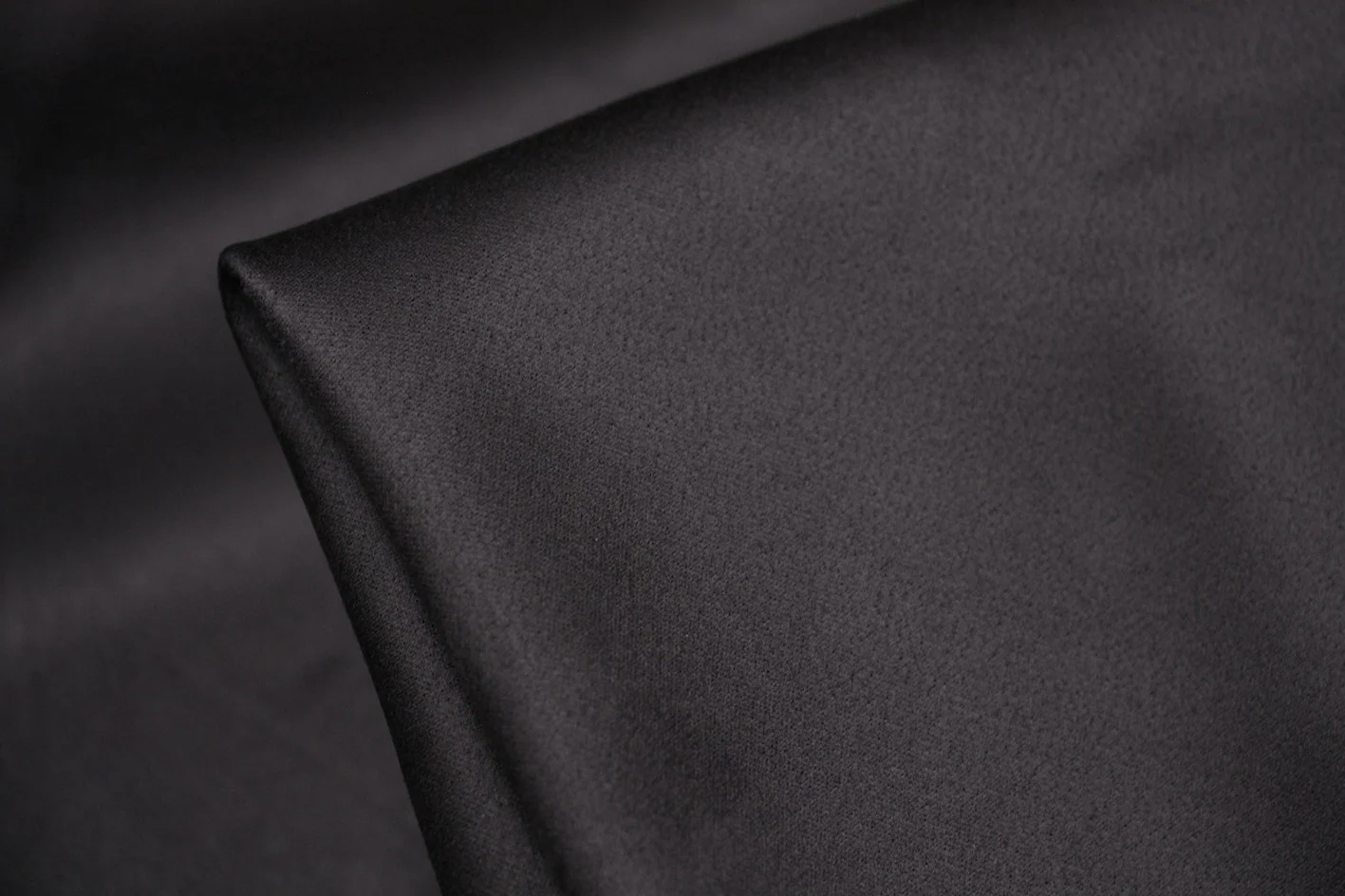 Scuba Backed Suede Black