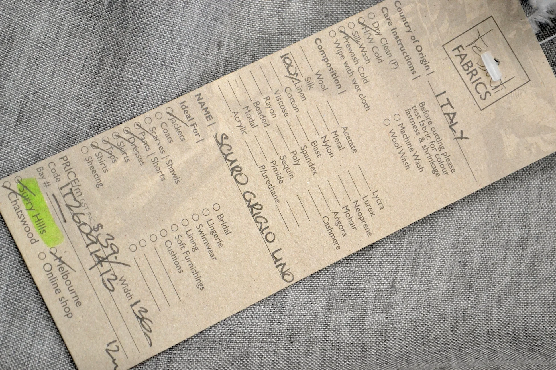 Scuro Grigio Lino - Image 2