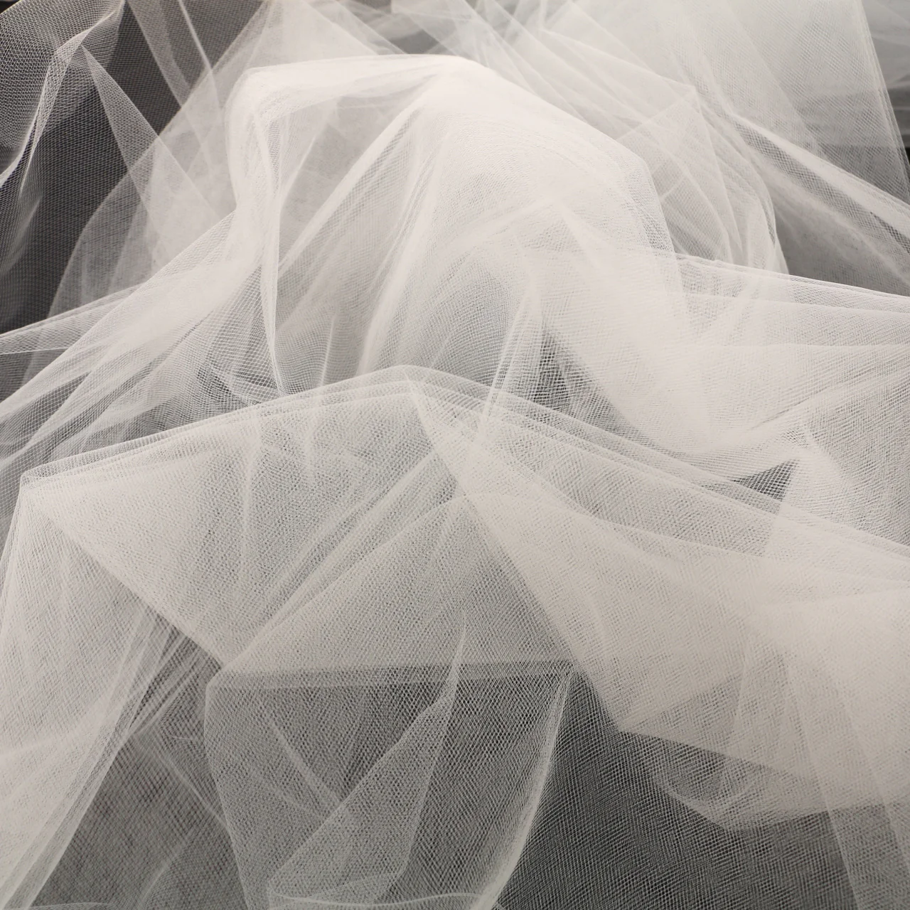 Silk White Tulle - Image 2
