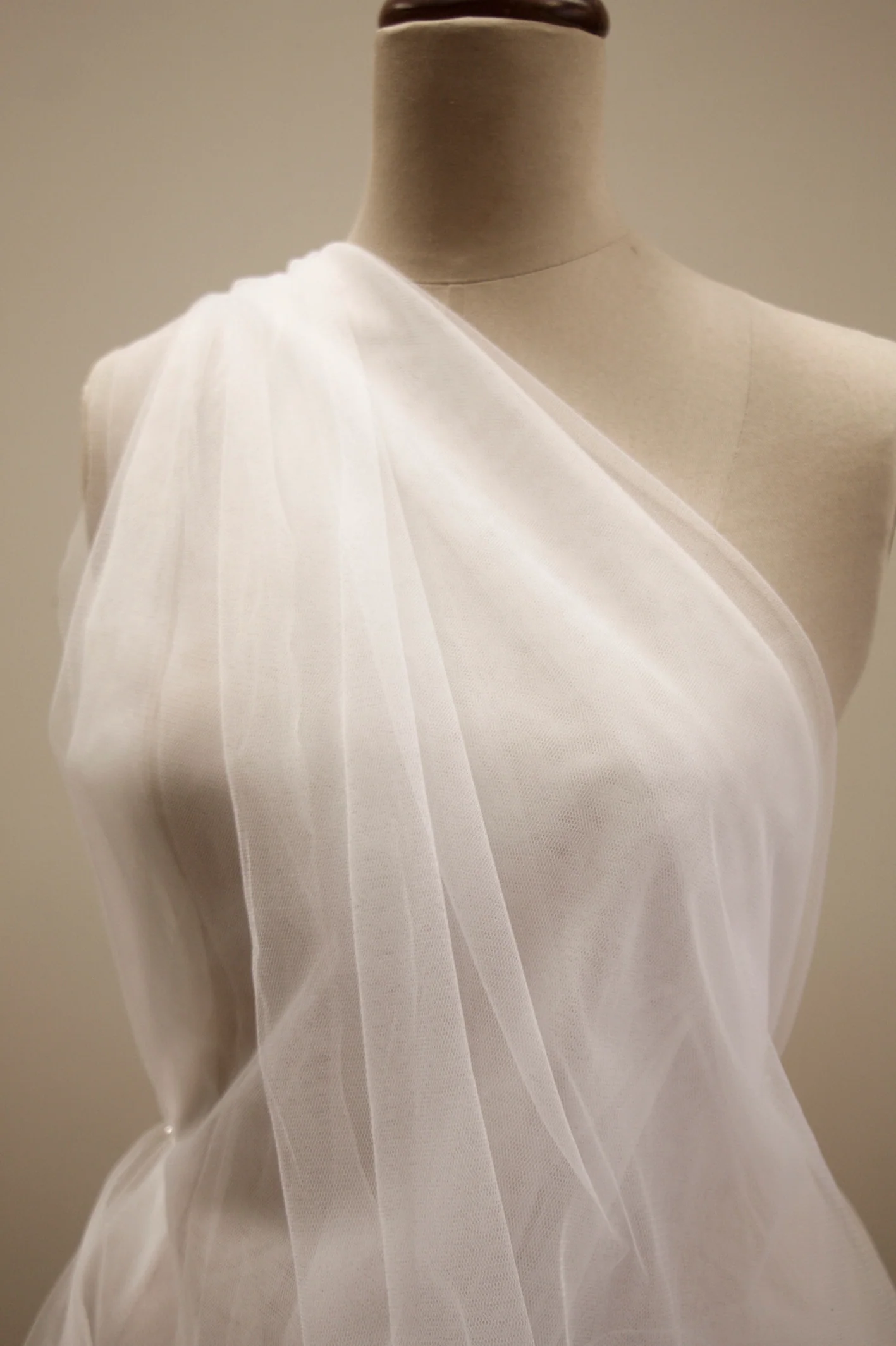 Silk White Tulle - Image 3