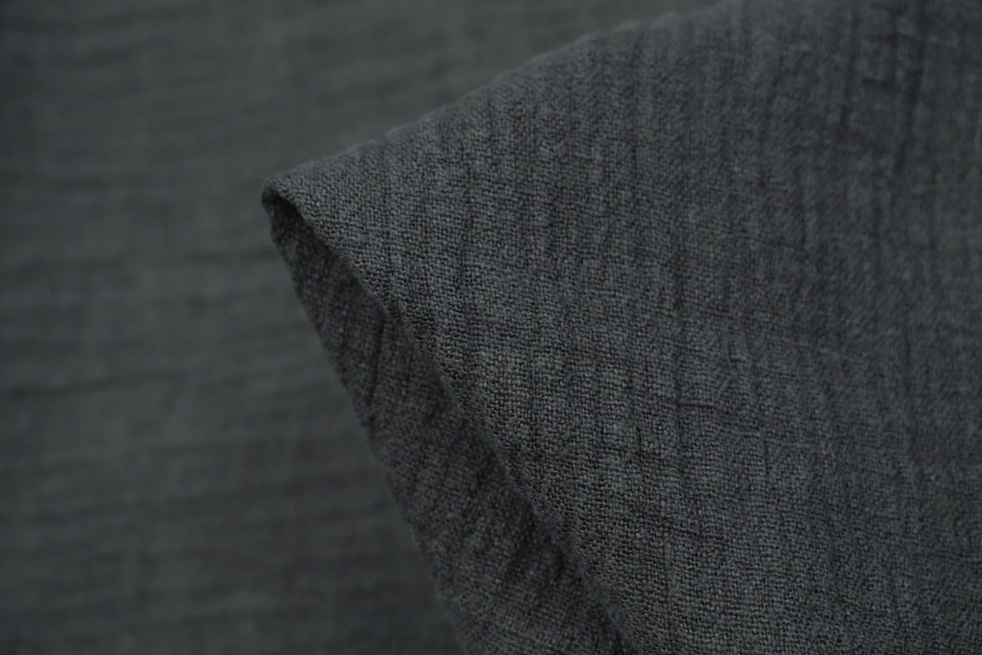 Spruce Crinkle Linen