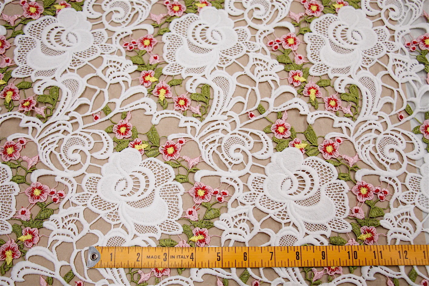 Stella Guipure Lace - Off White - Image 3