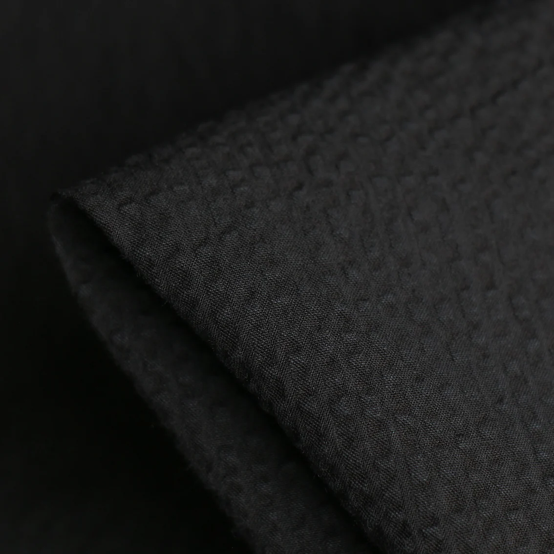 Sukie Black Seersucker Stripe