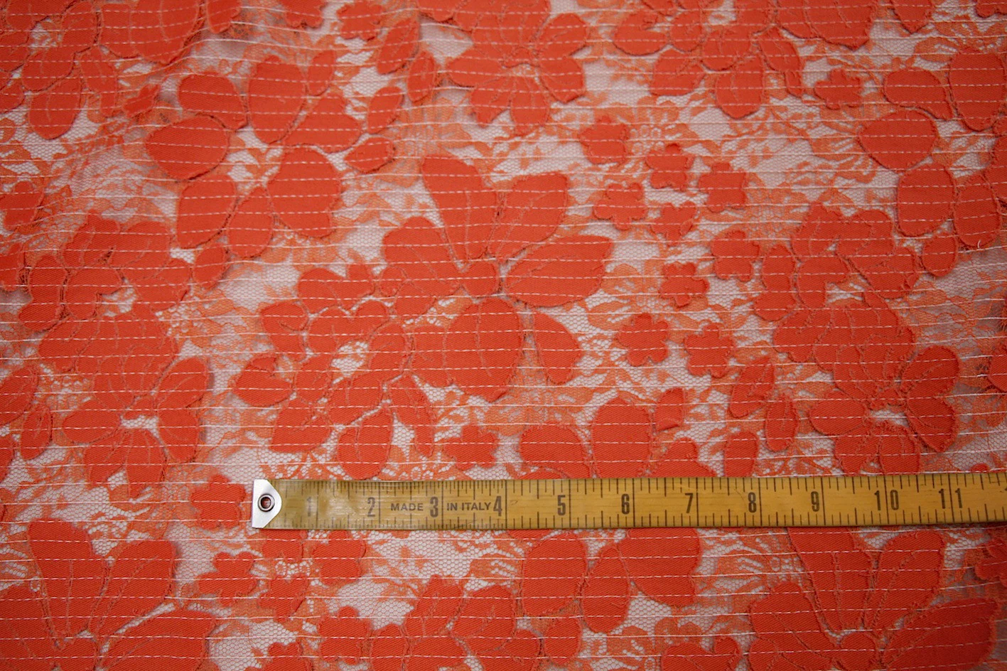 Tangerine Floral Net - Image 2