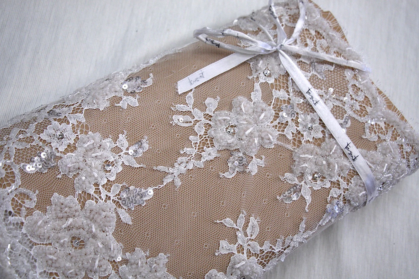 Tilly Beaded - Lace Trim - 35cm - Image 4