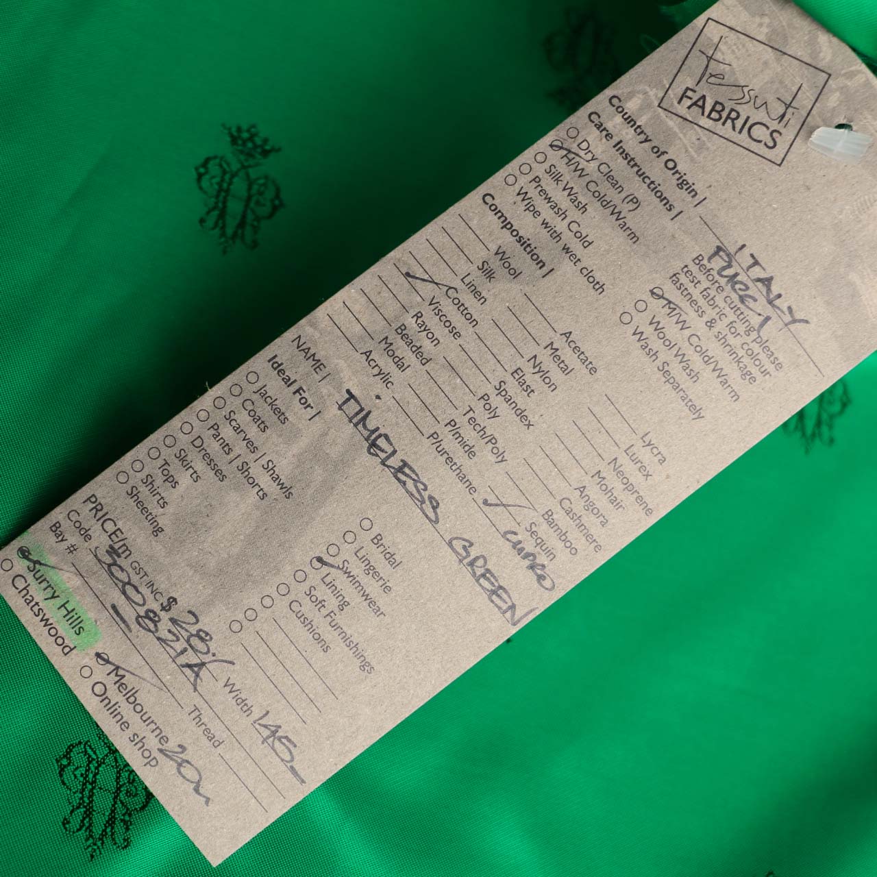 Timeless Green Fancy Lining - Image 4