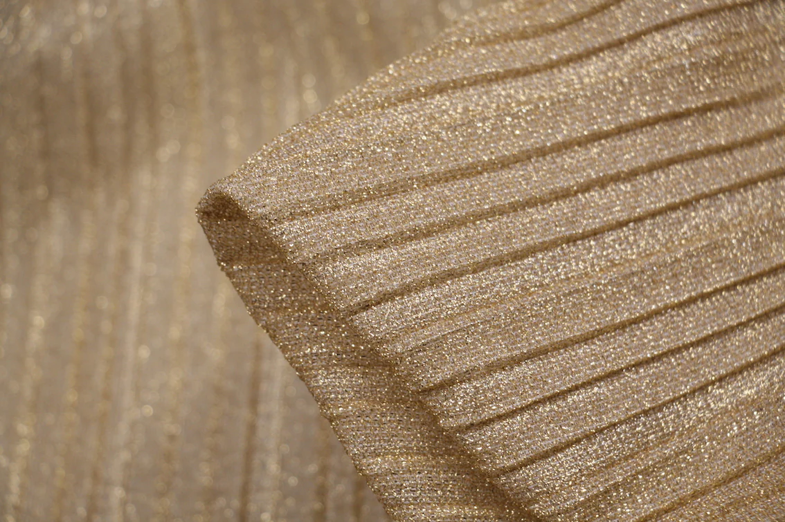 Tinsel Pleat Gold
