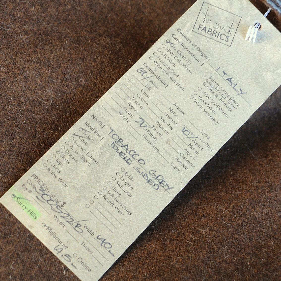 Tobacco Grey  - Double Sided - Image 4