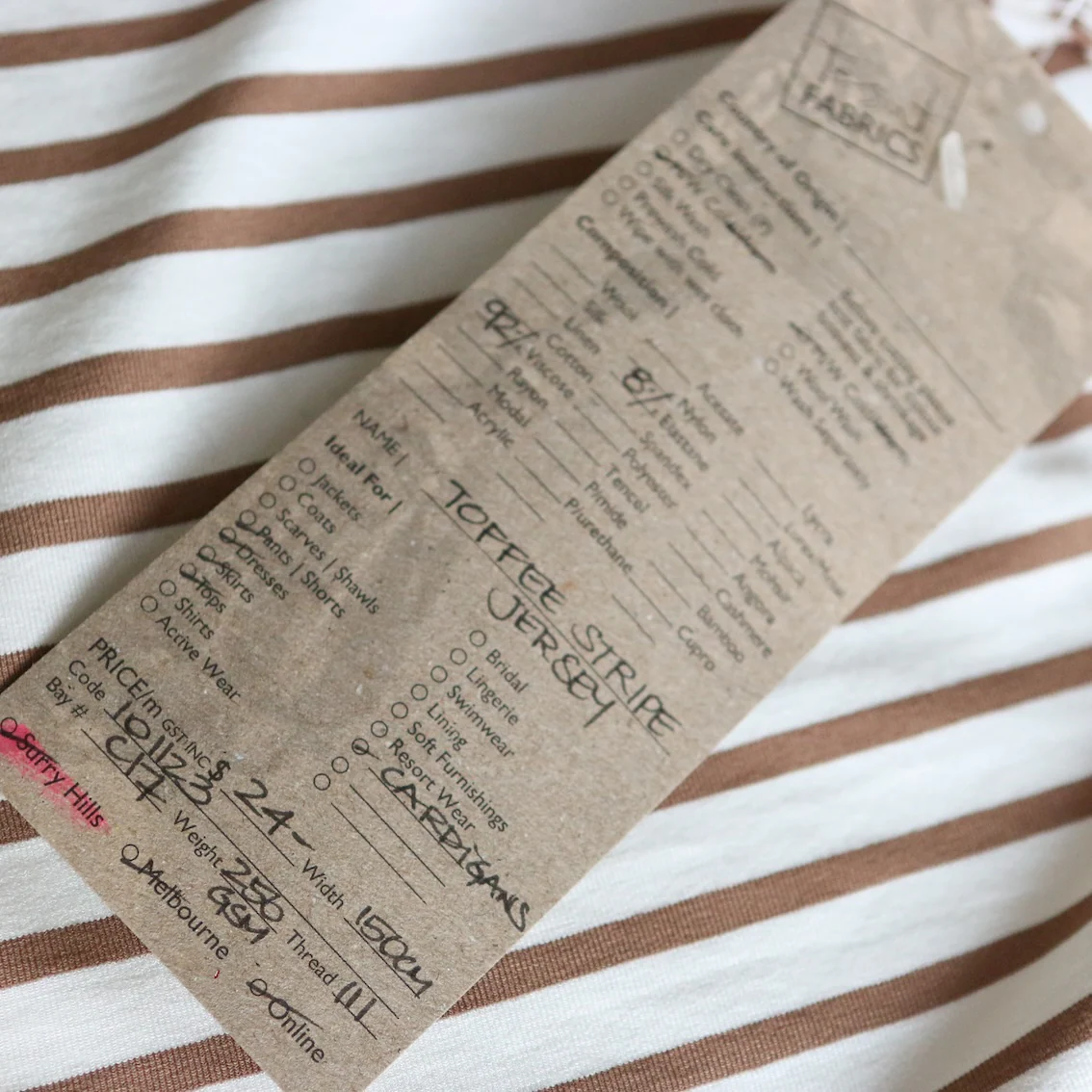 Toffee Stripe Jersey - Image 6
