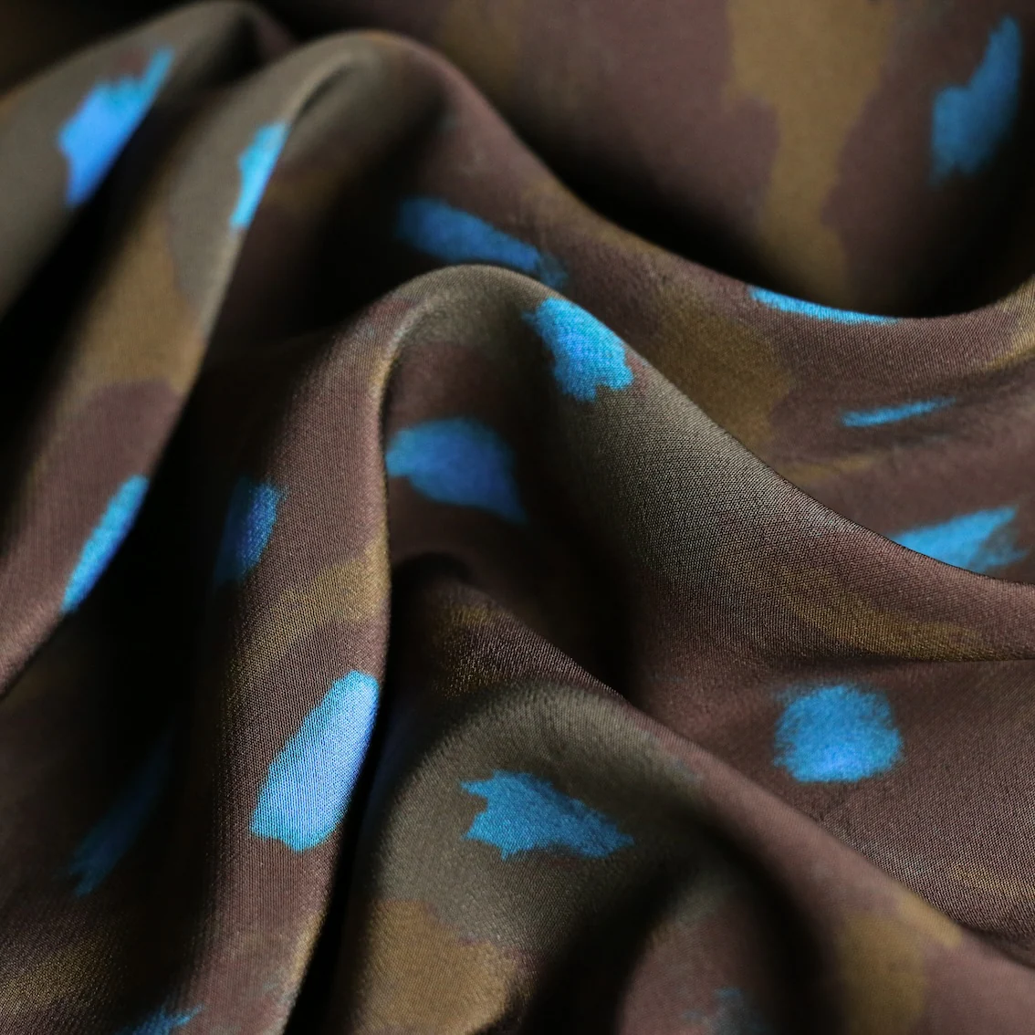 Topaz/Olive Cheetah Viscose CDC - Image 2