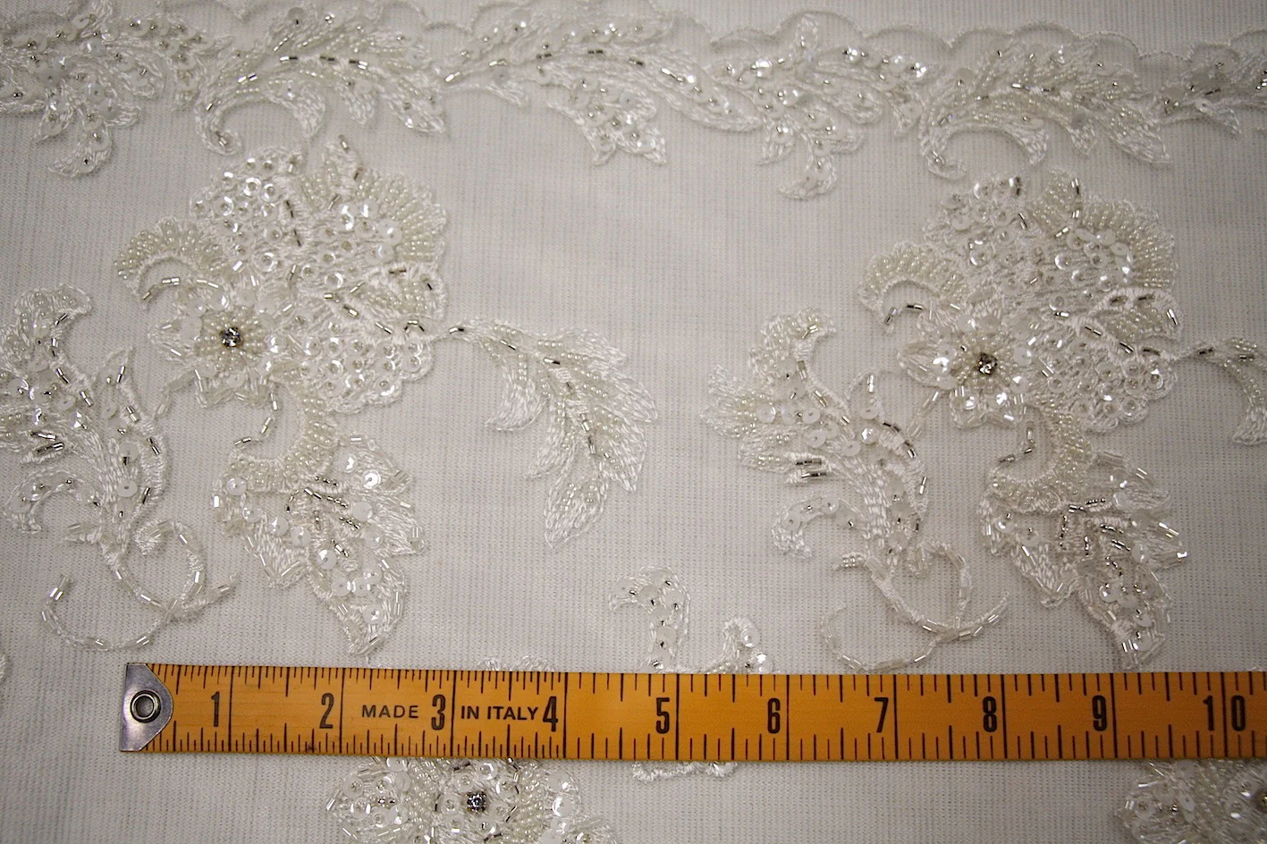 Valerie Ivory Embellished Tulle - Image 3