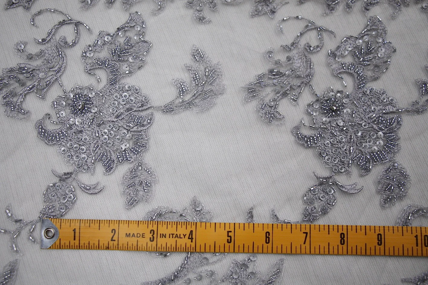 Valerie Silver Embellished Tulle - Image 3