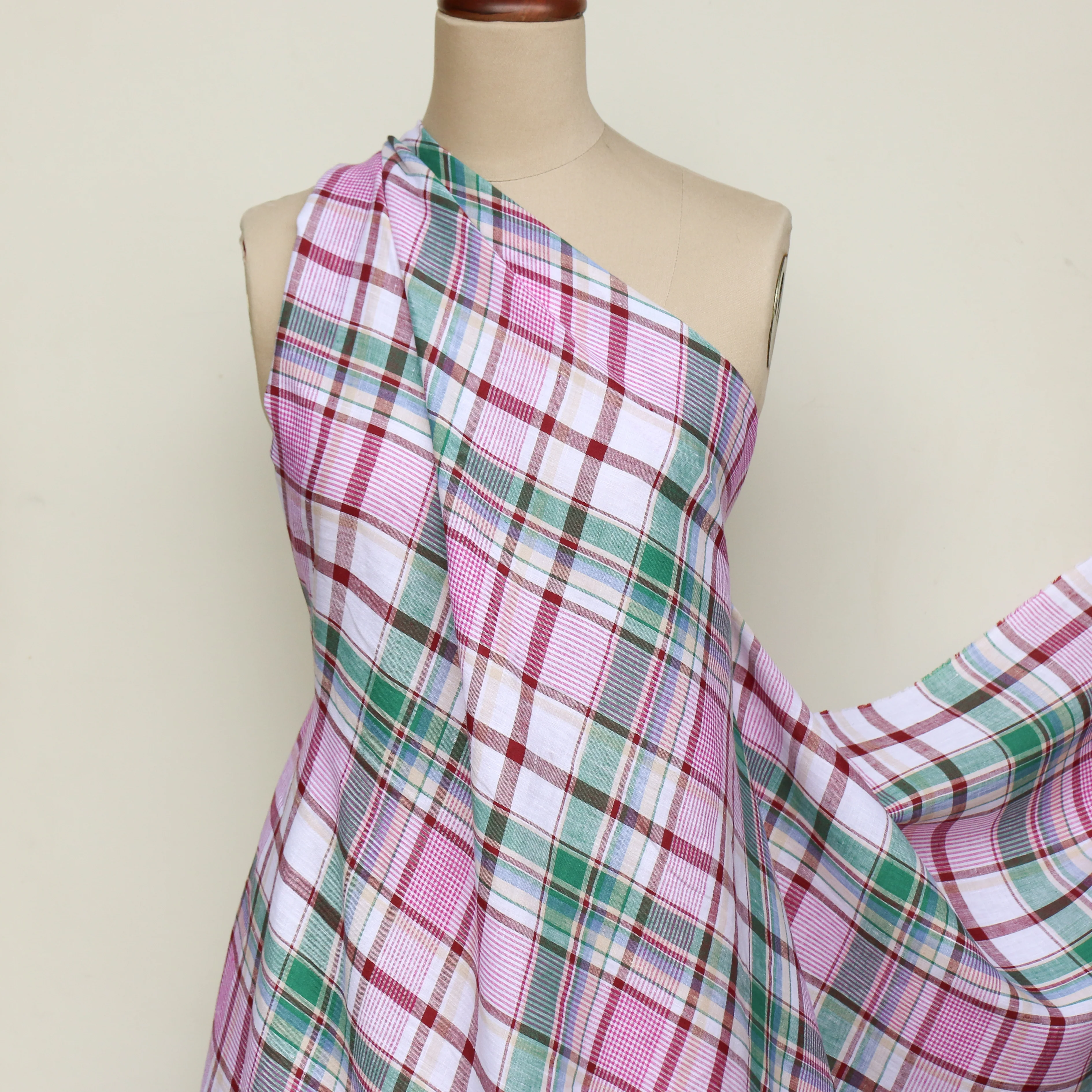 Veneto Multi Check Linen - Image 4