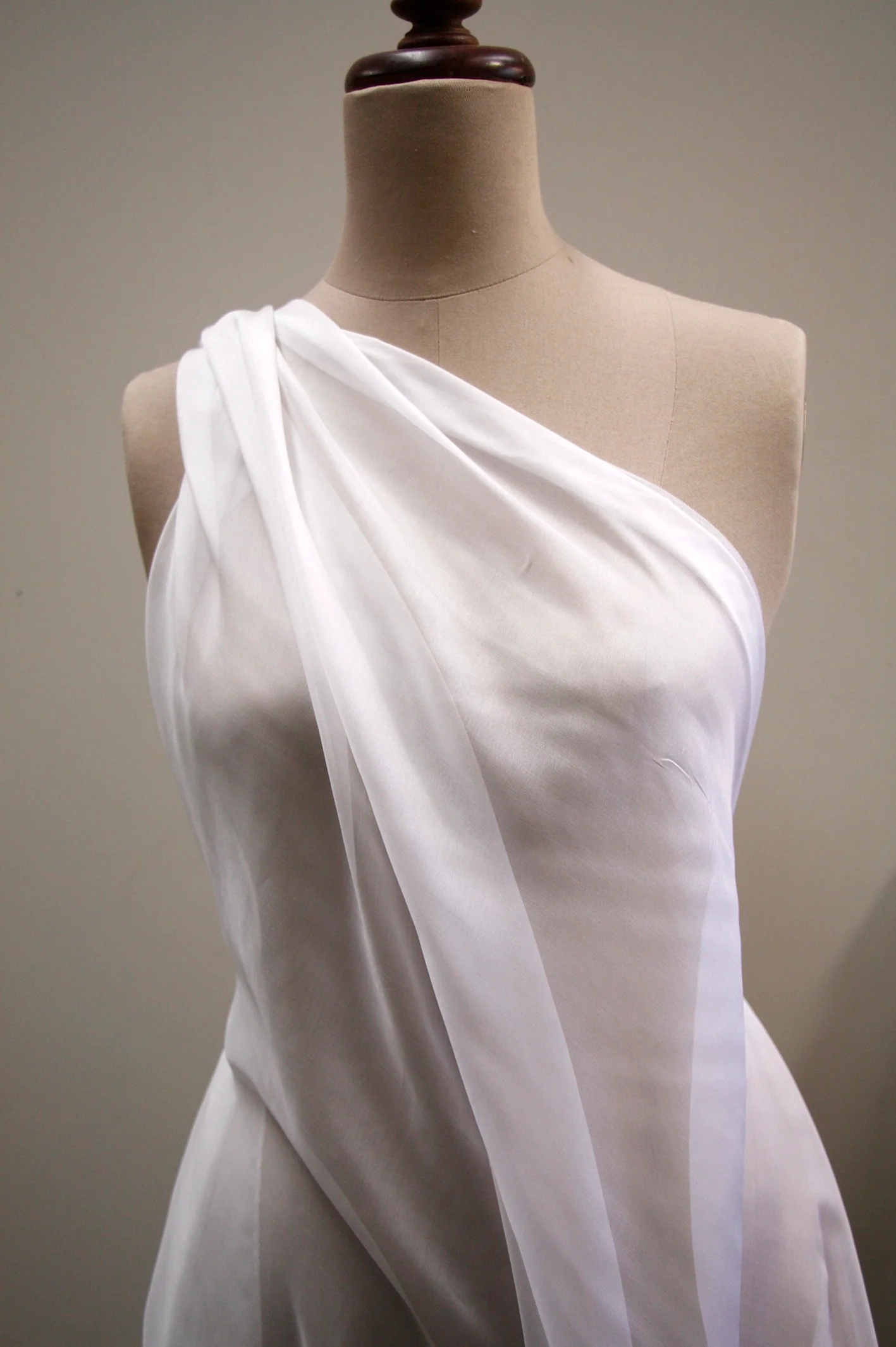 Whisper White Silk Chiffon - Image 3