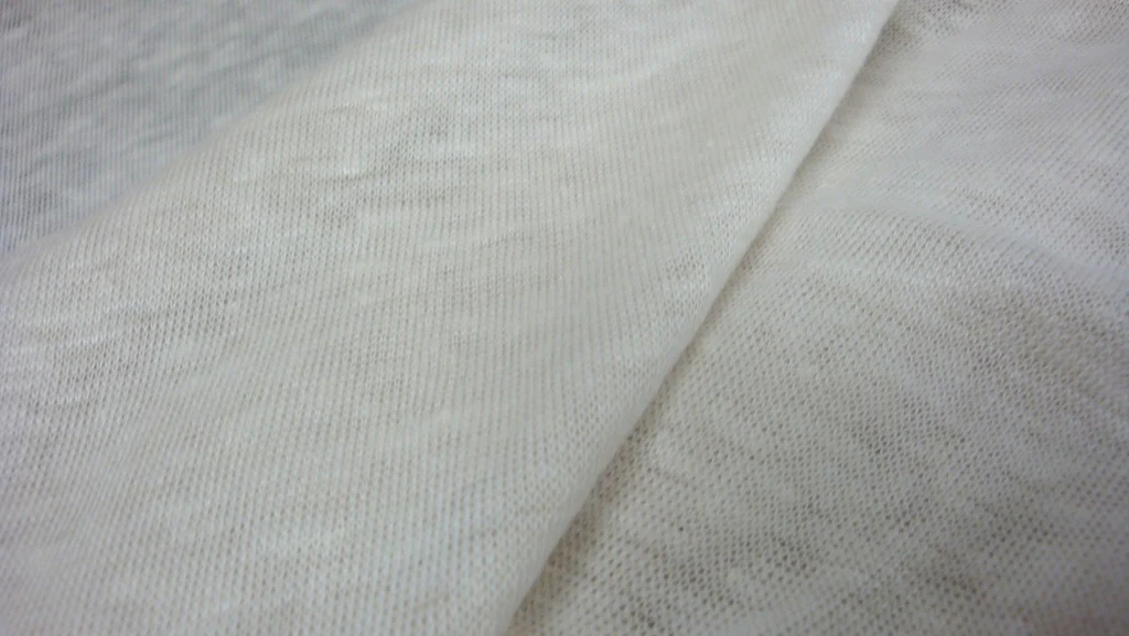 White Linen Knit