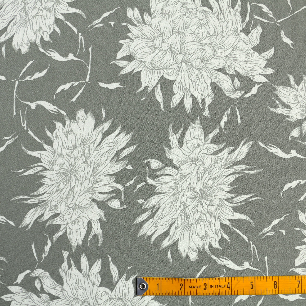 White On Verde Double Georgette - Image 3