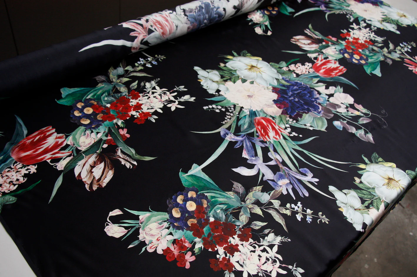 Wild Botanical's Black - Silk Satin - Image 5